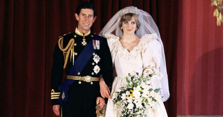 Wedding Portrait of Prince Charles and Princess Diana