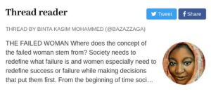 Read more about the article The failed woman: Binta Kasim Mohammed