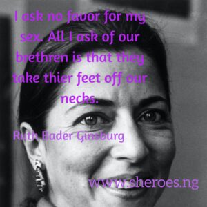 Read more about the article Tuesday Quote: Ruth Bader-Ginsburg