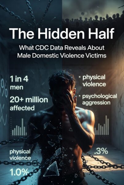 The Hidden Half: CDC Data Reveals Male Domestic Violence Victims